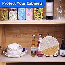 PABUSIOR Shelf Liners 11 inch Wide - Clear Easy to