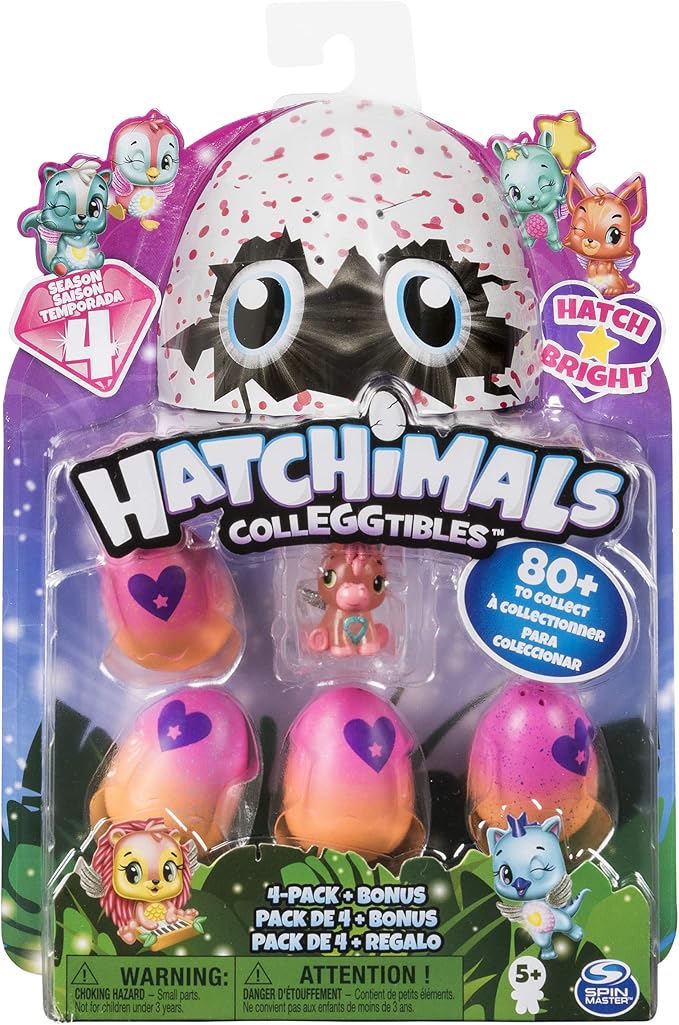 Hatchimals Colleggtibles 4 Pack + Bonus Amazon.co.uk Toys & Games