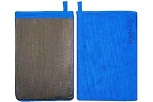 Ragnify Pack of 2 Clay Mitt Auto Detailing Medium Grade Alternative Mitt for Flawless Removal of Surface Bonded Micro Contami