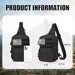 Wotony Tactical Crossbody Bag for Men - Durable