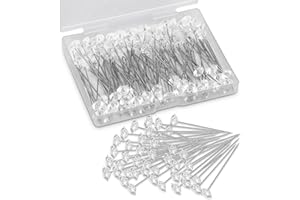 Frociviny 100pcs 2.1 Inches Bouquet and Corsage Pins, Diamond Pins for Flowers with Rhinestones Crystal Head, Elegant Floral Boutonniere Pin for Wedding, DIY Craft, Bridal Bouquet