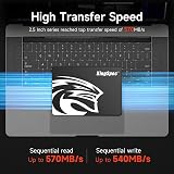 KingSpec 4TB 2.5" SATA III SSD 6Gb/s 550MB/s 3D NAND Internal view 2