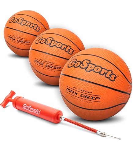 Amazon.com: GoSports 7 Inch Mini Basketball 3 Pack with Premium