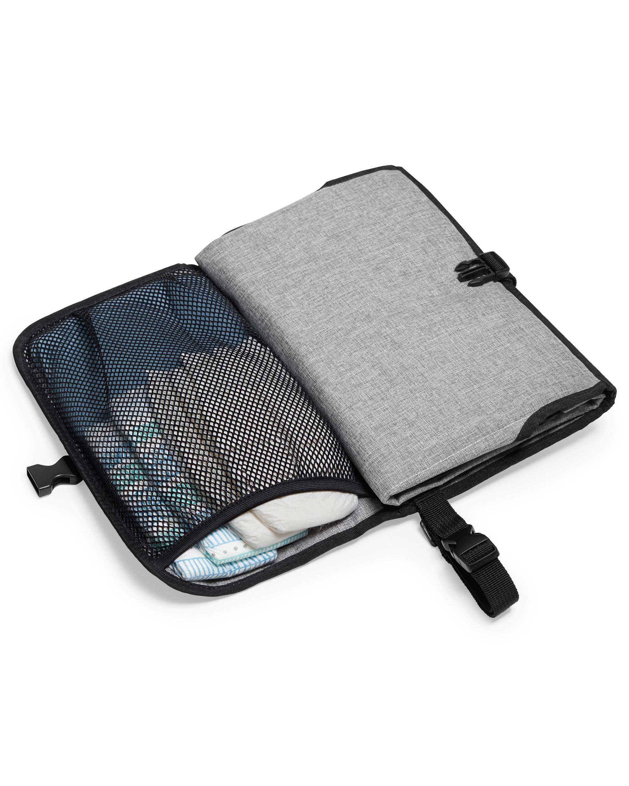 Skip Hop Portable Baby Changing Pad, Pronto, Grey Melange