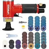 UPWOOD 2-Inch Air Right Angle Sander Kit, 41 Quick-Change Discs | Quick-change disc attachment for sanding, deburring and surface preparation; requires an air compressor