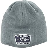 ZHATS NCAA Unisex-Adult NCAA Officially Licensed Beanie Edge Patch Switchback Gray
