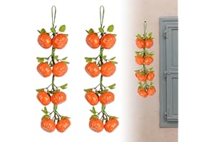 LUEYAO Fake Mini Pumpkin, Artificial Vegetables Foam Pumpkins Highly Simulation Lifelike for House Kitchen Party Pub Decoration Cabinet Ornament 16 pcs (Pumpkin)