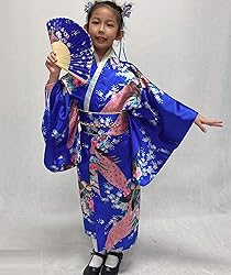 Japanese Traditional Dress Kimono Robe for Kids