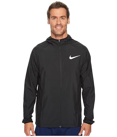 essential hooded running jacket nike