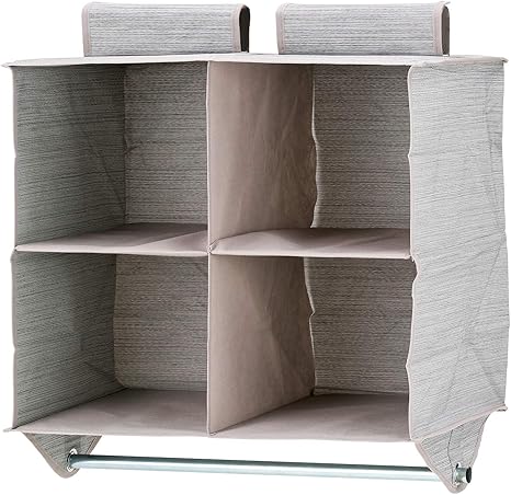 Amazon Co Jp 武田コーポレーション クローゼット 収納 服 タオル 吊るす収納 深型 W56 ハンガー付き Gry K8 Csfh56gry ホーム キッチン