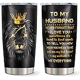 kirusel Gifts for Husband, Valentines Day Husband Gifts, Husbands Birthday Gift Ideas, Birthday Gift for Husbands from Wife, Best Presents for Him Tumblers Mug 20oz(1pc)