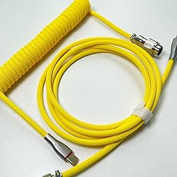 ZDawnn Braided Keyboard Cables 1.5m Coiled Type-C