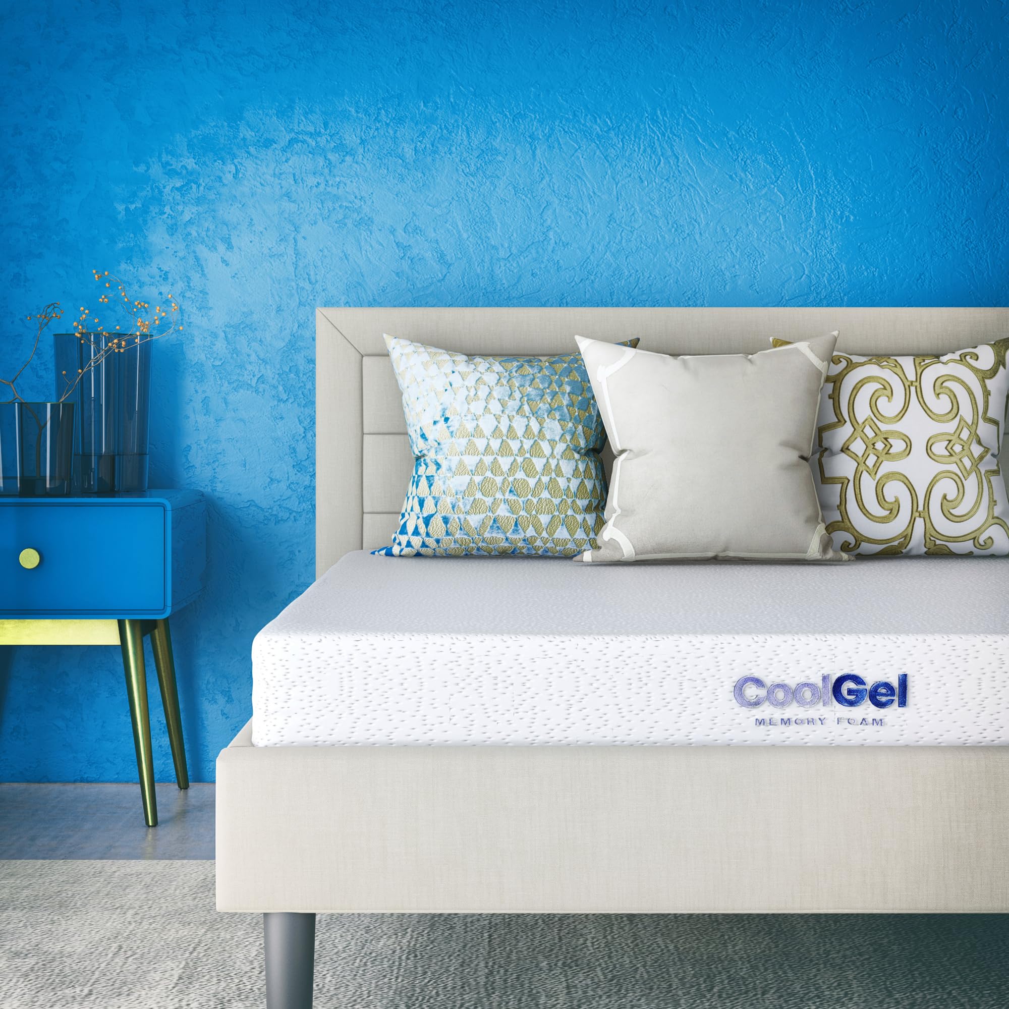 Cool Gel 6 Inch Twin Size Mattresses Memory Foam
