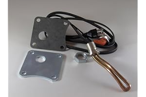 HFM Engine Heater Kit compatible with DETROIT DIESEL 6V-71, 8V-71, 12V-71, 16V-71, 6V-92, 8V-92, 12V-92, 16V-92 Silver Series Engines with a/c compressor mounted next to water jacket access plate