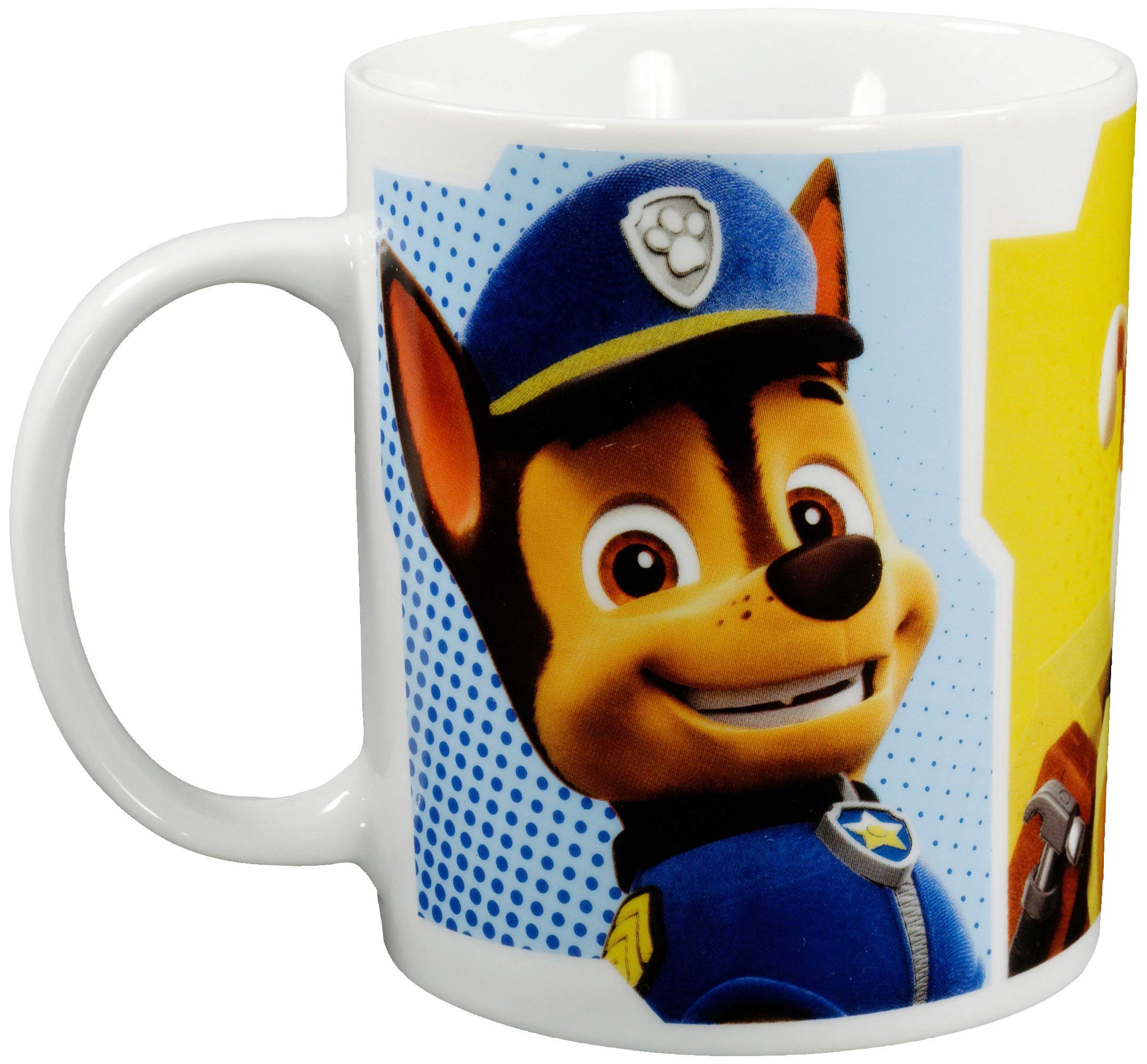 Paw Patrol Coffe Cup, Porcelain, White, 12 x 8.5 x 9.5 cm