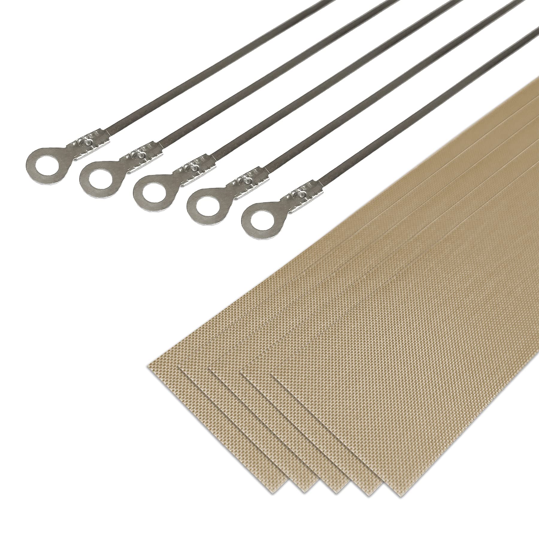 Hoggy 5 Pack 20cm Heat Sealer Filaments, Plastic, Thermal Sealer Parts, 8" Compatible, 5 Count Strip