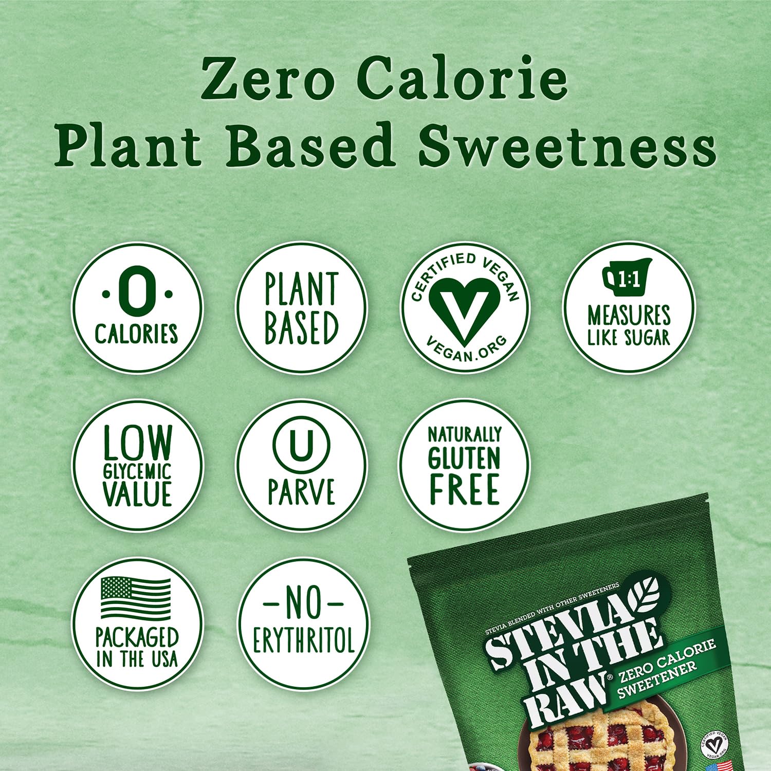 Stevia In The Raw Bakers Bag, Plant Based Zero Calorie Sweetener, No