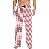 Pfrewn Mens Pajama Pants Halloween Pumpkin Skull Candy Lounge Pajama Bottoms with Pockets