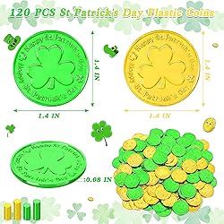 120 PCS St Patricks Day Decorations, 1.4 in