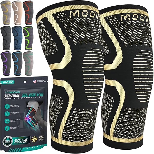 thumbnail image 2 of Knee Brace Support Straps Knee Compression Sleeves For Men Women Meniscus Tear Arthritis Sports Joint Pain Relief Running Y240918 From Jiahui_store1, $9.75 2 of 10