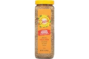 Dash Salt-Free Seasoning Blend, Lemon Pepper, 21 Ounce