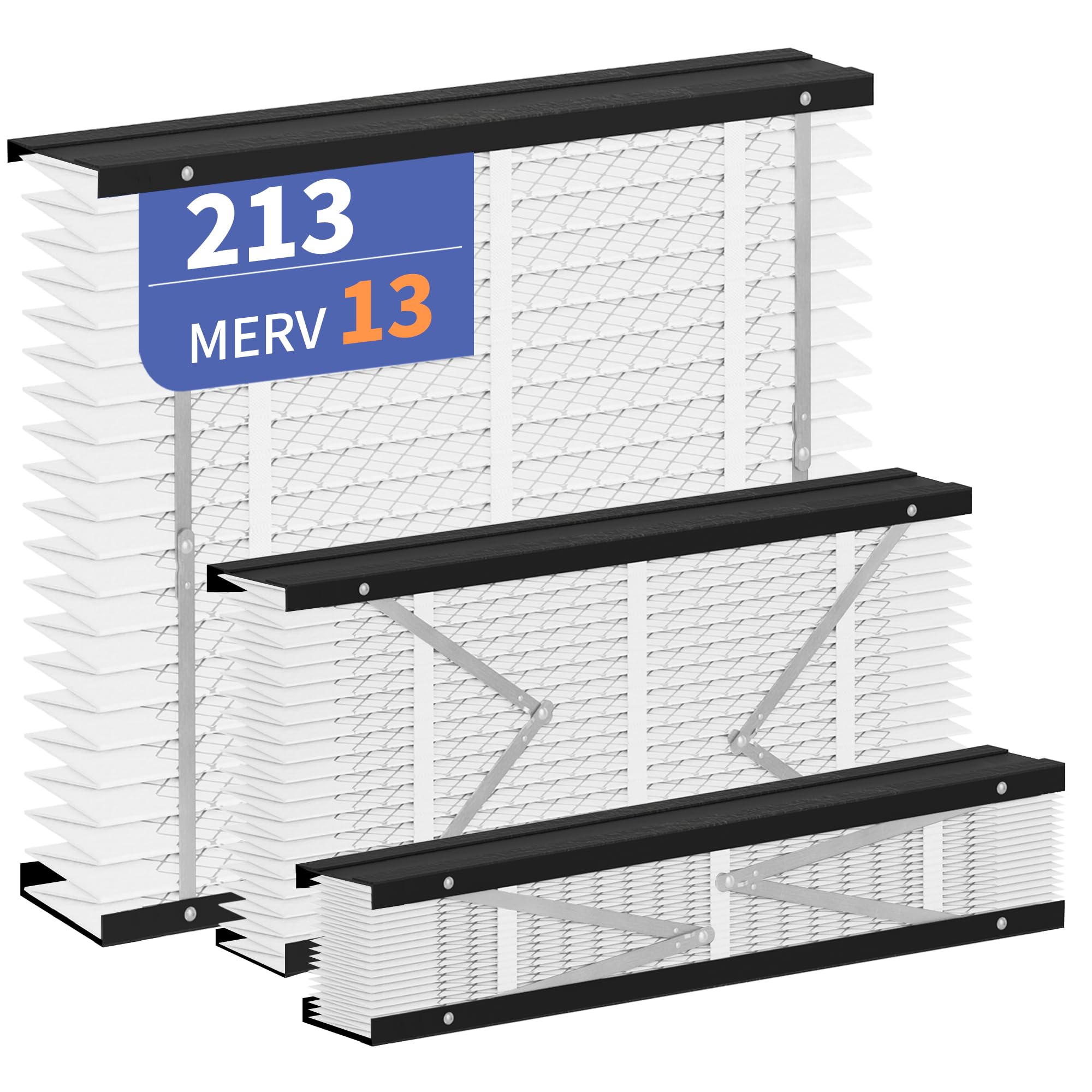 Photo 1 of 2 Pack 213 Replacement Filter,Compatible with AprilAire 213 Whole House Air Purifiers Models,1210,1620,2210,2216,3210,4200,MERV 13 HVAC Furnace Filter Replacement,20x25x4 Air Filter
