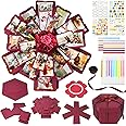 Koogel Explosion Gift Box Set, Creative Photo Album Gifts Explosion Gift Box with Scrapbooking Accessories for Anniversary, Valentine's Day, Wedding