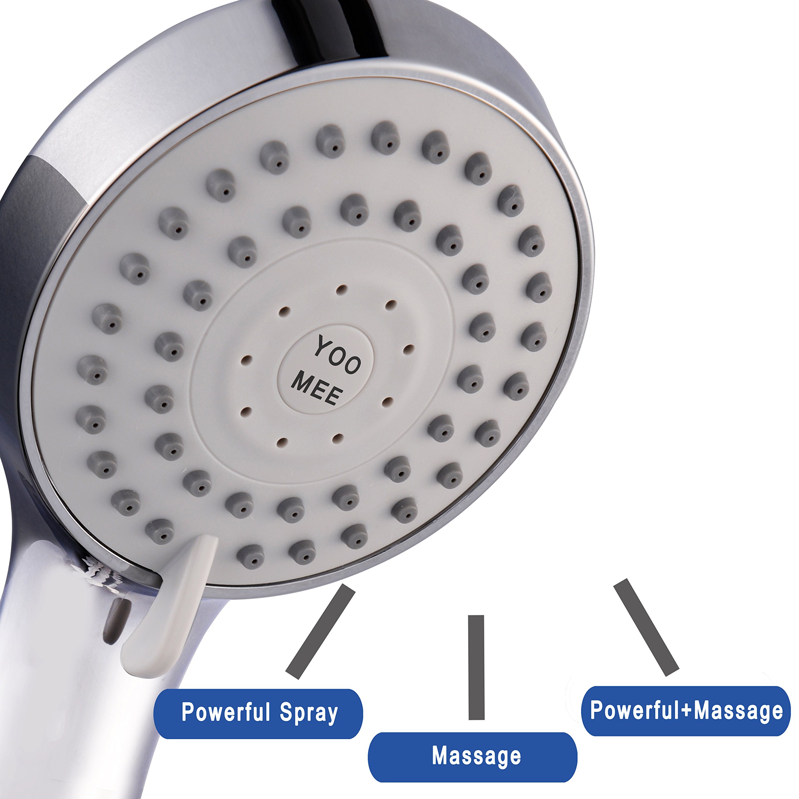 YOO.MEE High Pressure Handheld Shower Head with Powerful Shower Spray