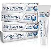 Sensodyne Repair and Protect Whitening Toothpaste, 3.4 oz (Pack of 4) | Toothpaste for Sensitive Teeth and Cavity Prevention