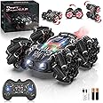 OSIMILY Remote Control Car Monster Trucks - 2.4GHz New Upgraded Double-Sided 360° Rotating RC Cars with Headlights, 4WD Kids, Suitable for Boys and Girls