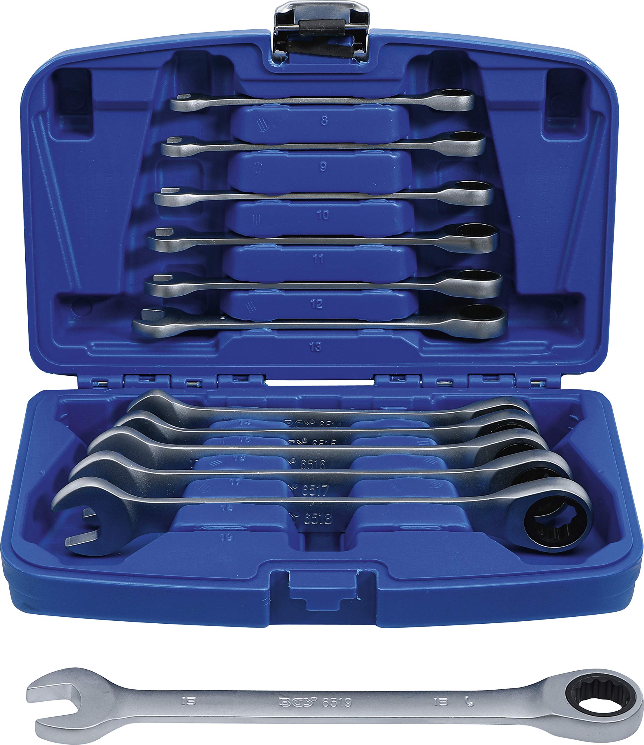 BGS 6541 | Ratchet Combination Wrench Set | 8 - 19 mm | 12 pcs.