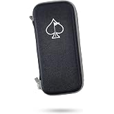 Pins &amp; Aces Glove and Accessory Caddie - Your All-In-One Solution For Organizing And Carrying Essential Golf Accessories On The Course (Black)