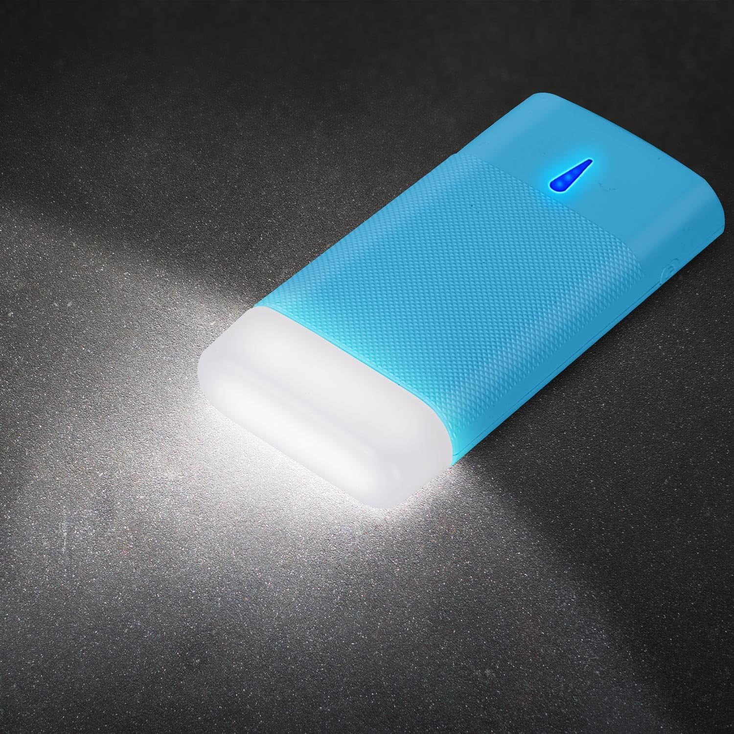 WESDAR Power Bank, 7800mAh Altra Slim Small Power Pack USB with Strong LED Flashlight for Mobile Phones iPod iPhone,Blue,314-Bl