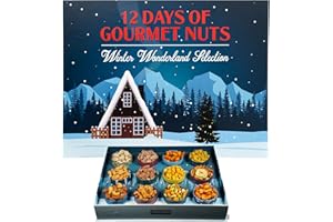 SUGAR PLUM Advent Calendar 2025 Adult Women, Men, Kids – Premium Limited Edition Christmas Gift Box with 12 Gourmet Nut and Snack Treats, – A Holiday Countdown for Making Lasting Memories