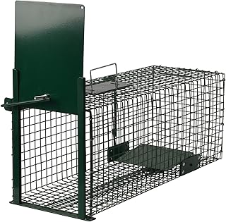 Moorland Safe 5001 Lebendfalle 60x23x23cm als Marder-Falle, Katzen-Falle, Fuchs-Falle, Ratten-Falle mit Falltür