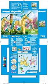 Playmobil Fantasy & Magic 72067 Fairy Unicorn Family with Joyling Cave view 7