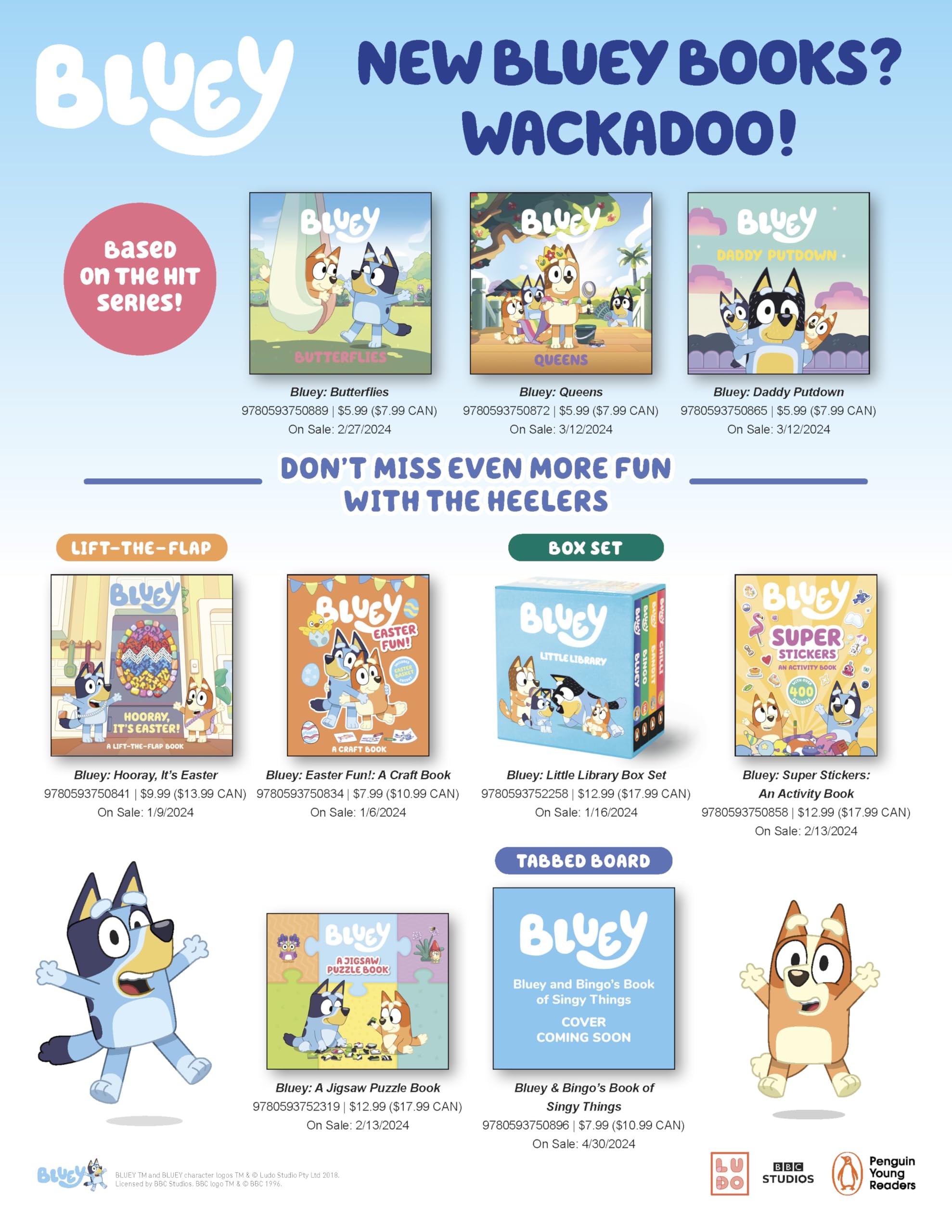 Bluey: Little Library 4-Book Box Set