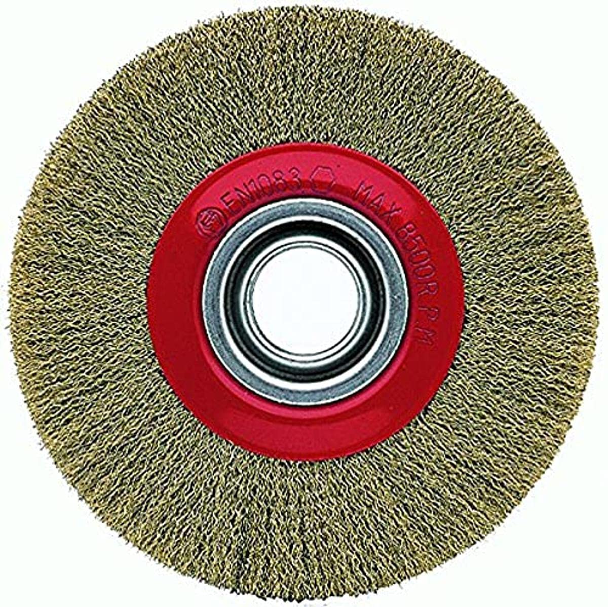 Bellota 50810-15018 Circular Industrial Brush - Brassed Steel, Wire Length 18 mm, Diameter 150 mm