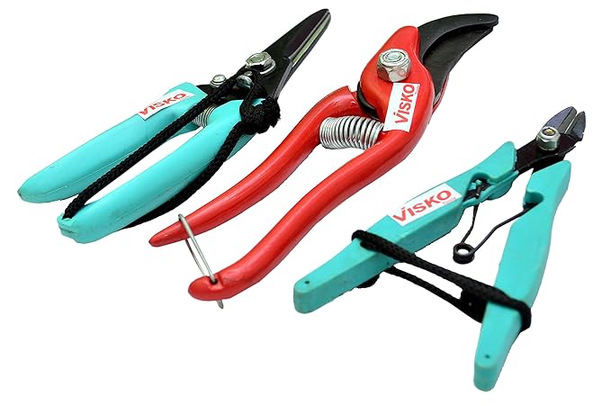 Visko 512 3-Piece Garden Tool Kit (Multicolor)