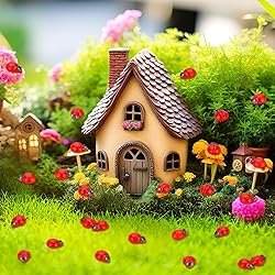 200 Pcs Mini Resin Ladybug Decor for