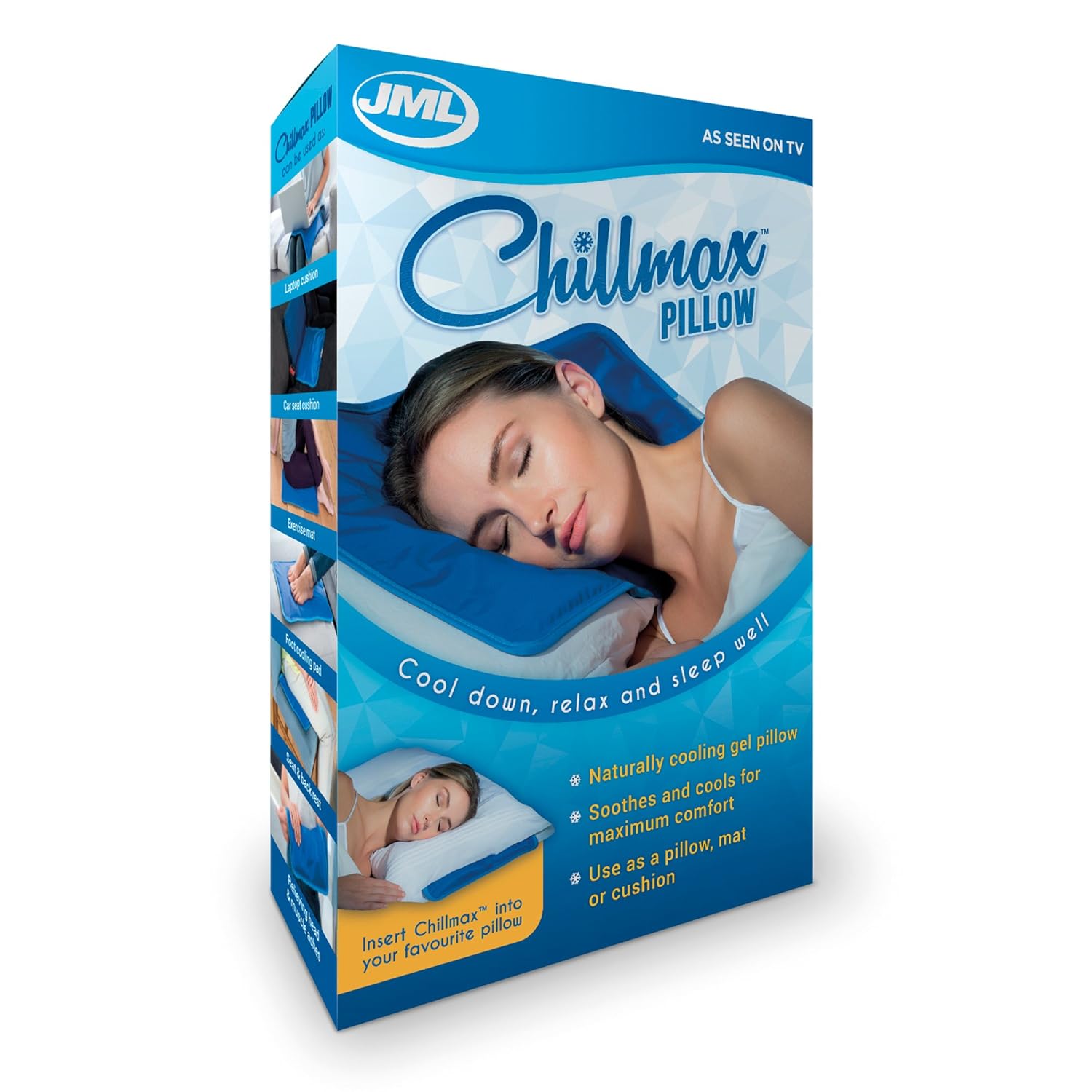 Bed Pillows Chillow Chillmax Pillow Comfort Sleeping Therapy Relax