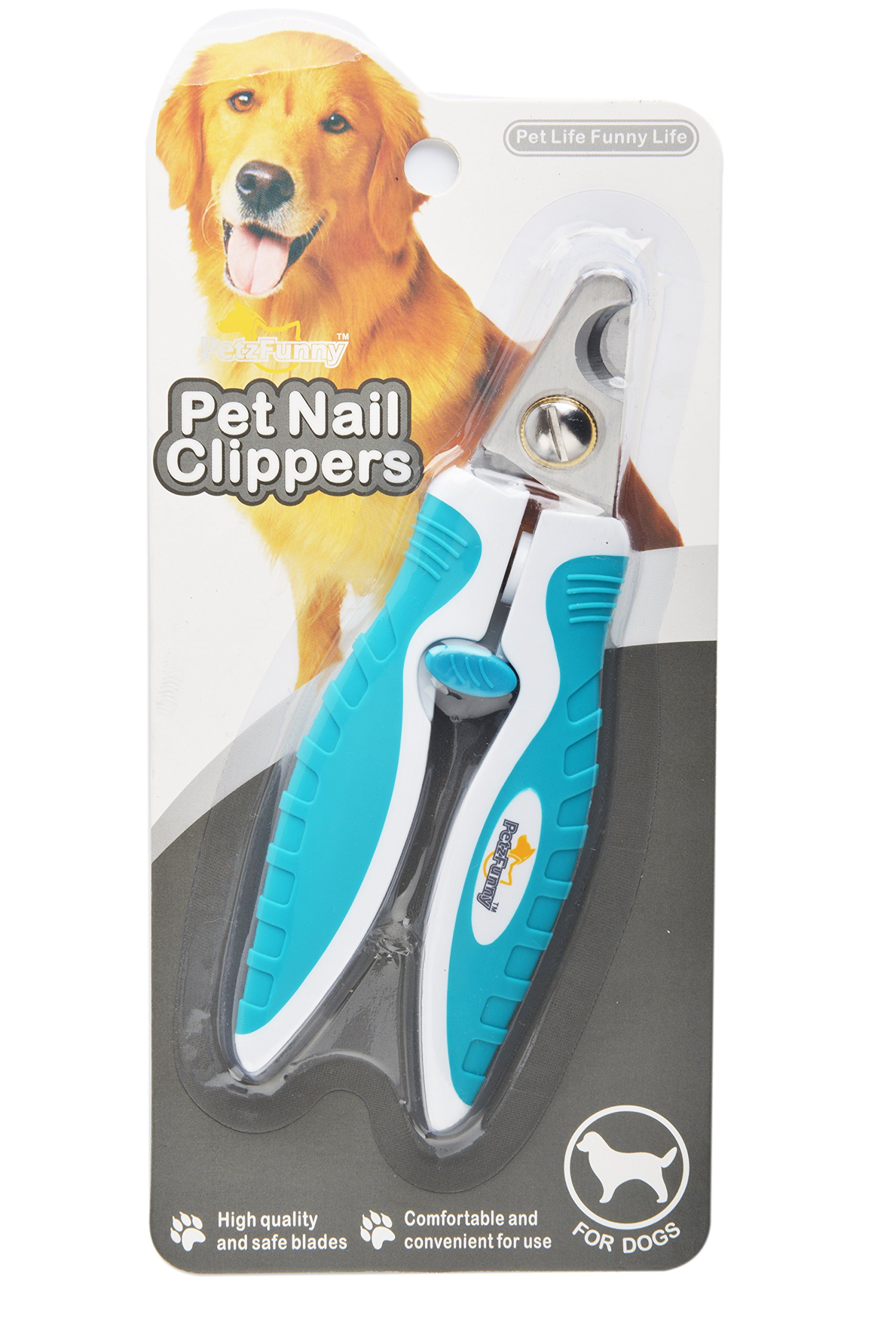 Dog Nail Clippers Small Pet Trimmer Safety Guard Angled Blade for Easy Cutting PUPTECK