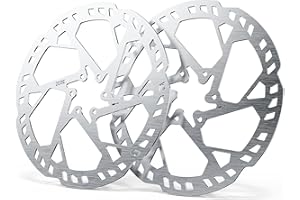 DRIVEXPWR Heavy-Duty 203 mm Thickened Stainless Steel Front&Rear Brake Disc Rotor for for Sur-Ron Light Bee LBX, Segway X160/X260 - Enhanced Cooling & Durability