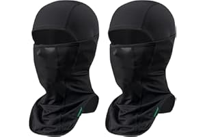 LONGLONG Balaclava Face Mask- 2 Pcs Sun Protection Mask Dustproof, Breathable Summer Full Face Cover for Motorcycle, Cycling