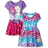 Disney Little Girls' 2 Pack Elsa Frozen Dresses