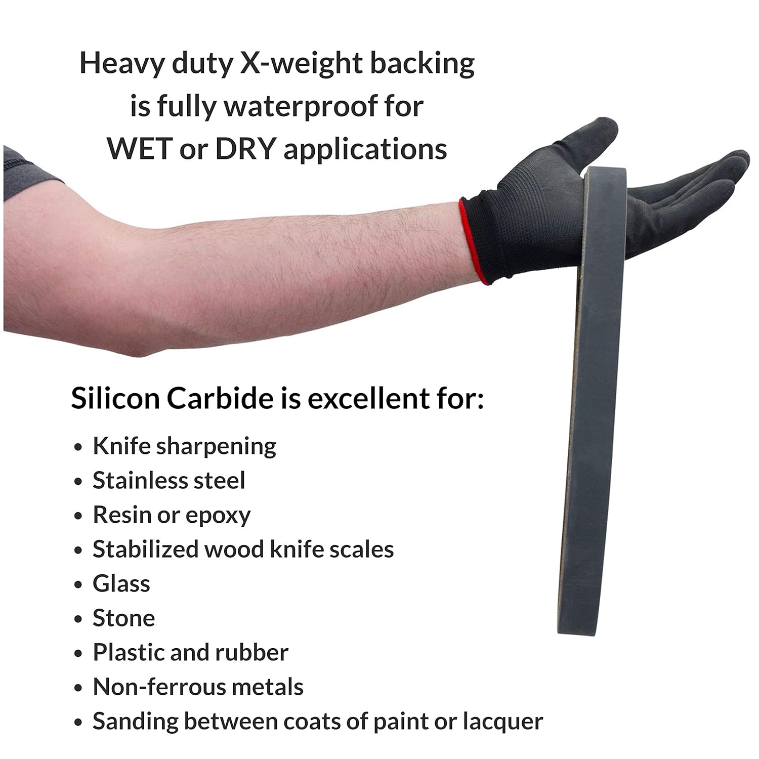 1 X 30 Inch Premium Silicon Carbide Fine Grit Sanding Belts 400, 600, 800, 1000 Grits, 12-Pack Assortment: Industrial & Scientific