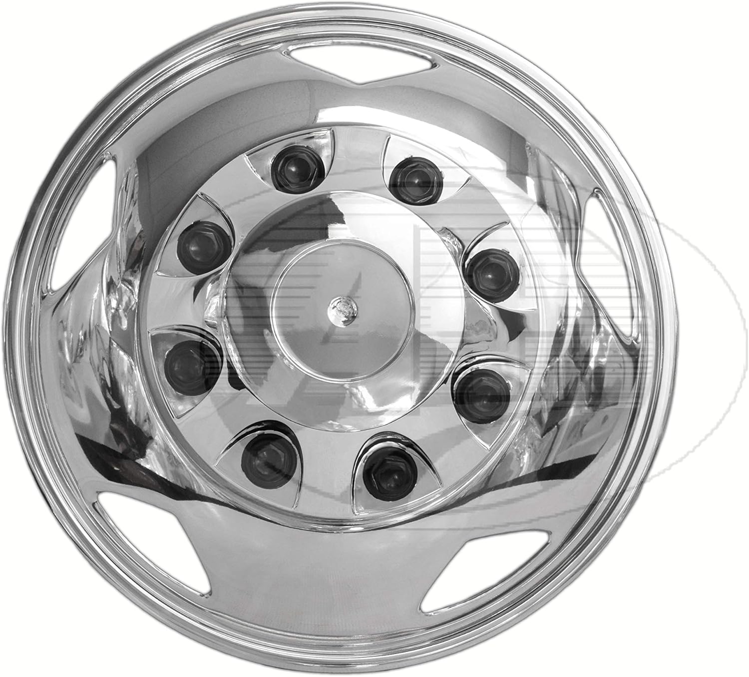 A+ 17 Inch Stainless Steel Dually Wheel Simulator Set for 2011 Current GM/Chevy 3500HD: Automotive