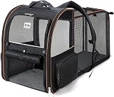 Lekesky Large Cat Carrier Backpack Expandable Pet Carrier for Dogs Cats up to