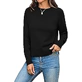 Totatuit Women Cute Cropped Sweater Mock Neck Long Sleeve Lightweight Knit Loose Pullover Sweaters 2025 Fall Trendy Outfits