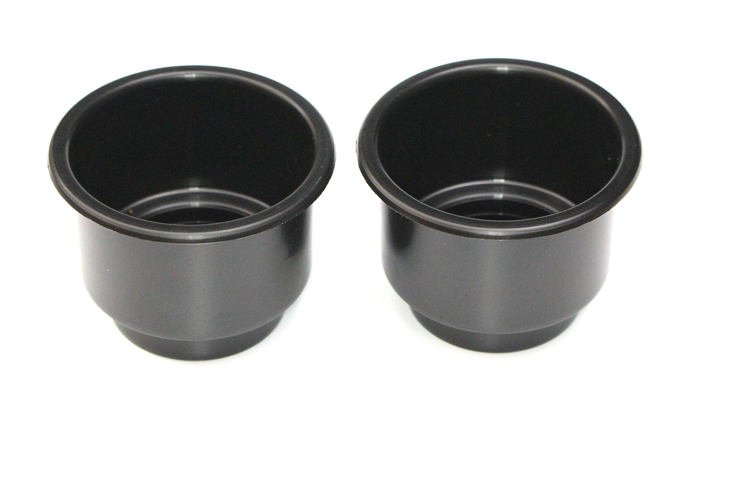 Photo 1 of 3 5/8 Black Jumbo Cup Boat RV Car Truck Poker Pool Table Sofa Inserts Large Size - 2 Pack (2)